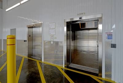 Easy Cargo Elevator Access to Lansdowne Storage Bins on Upper Floors